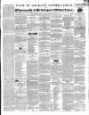 Western Courier, West of England Conservative, Plymouth and Devonport Advertiser Wednesday 09 October 1844 Page 1