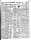 Western Courier, West of England Conservative, Plymouth and Devonport Advertiser Wednesday 19 March 1845 Page 1