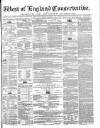 Western Courier, West of England Conservative, Plymouth and Devonport Advertiser Wednesday 23 June 1852 Page 1