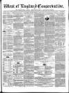 Western Courier, West of England Conservative, Plymouth and Devonport Advertiser Wednesday 06 October 1852 Page 1