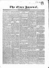 Clare Journal, and Ennis Advertiser Thursday 12 February 1835 Page 1