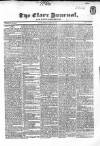 Clare Journal, and Ennis Advertiser Monday 06 June 1836 Page 1