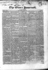 Clare Journal, and Ennis Advertiser Monday 09 January 1837 Page 1