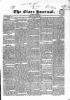 Clare Journal, and Ennis Advertiser Monday 06 August 1838 Page 1