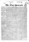 Clare Journal, and Ennis Advertiser Monday 13 August 1838 Page 1