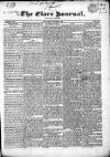 Clare Journal, and Ennis Advertiser Monday 09 December 1839 Page 1