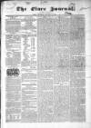 Clare Journal, and Ennis Advertiser Thursday 17 January 1850 Page 1