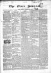 Clare Journal, and Ennis Advertiser Thursday 28 February 1850 Page 1