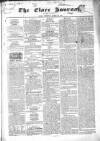 Clare Journal, and Ennis Advertiser Thursday 28 March 1850 Page 1