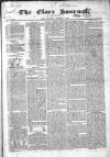 Clare Journal, and Ennis Advertiser Thursday 31 October 1850 Page 1