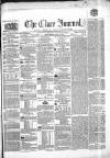 Clare Journal, and Ennis Advertiser Monday 12 July 1858 Page 1