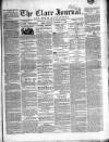 Clare Journal, and Ennis Advertiser Thursday 29 September 1859 Page 1