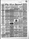 Clare Journal, and Ennis Advertiser Thursday 10 January 1861 Page 1