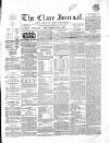 Clare Journal, and Ennis Advertiser Thursday 19 June 1862 Page 1