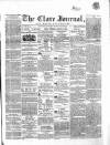 Clare Journal, and Ennis Advertiser Thursday 21 August 1862 Page 1