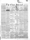 Clare Journal, and Ennis Advertiser Thursday 04 September 1862 Page 1
