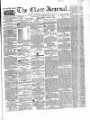 Clare Journal, and Ennis Advertiser Monday 05 January 1863 Page 1