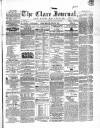 Clare Journal, and Ennis Advertiser Monday 02 March 1863 Page 1