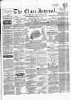 Clare Journal, and Ennis Advertiser Monday 08 June 1863 Page 1