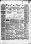Clare Journal, and Ennis Advertiser Monday 23 November 1863 Page 1