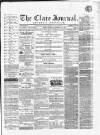 Clare Journal, and Ennis Advertiser Monday 26 December 1864 Page 1