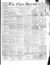 Clare Journal, and Ennis Advertiser Monday 23 August 1869 Page 1