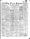 Clare Journal, and Ennis Advertiser Thursday 30 September 1869 Page 1