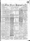 Clare Journal, and Ennis Advertiser Monday 06 December 1869 Page 1