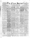 Clare Journal, and Ennis Advertiser Monday 03 January 1870 Page 1