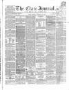 Clare Journal, and Ennis Advertiser Monday 10 January 1870 Page 1