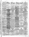 Clare Journal, and Ennis Advertiser Monday 23 May 1870 Page 1