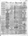 Clare Journal, and Ennis Advertiser Monday 17 October 1870 Page 1