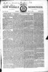Bell's New Weekly Messenger Sunday 18 May 1834 Page 1