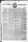 Bell's New Weekly Messenger Sunday 25 May 1834 Page 1
