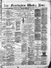 Framlingham Weekly News Saturday 11 January 1873 Page 1