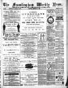 Framlingham Weekly News Saturday 13 February 1886 Page 1