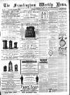 Framlingham Weekly News Saturday 05 November 1887 Page 1