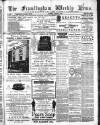 Framlingham Weekly News Saturday 03 March 1888 Page 1