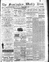 Framlingham Weekly News Saturday 20 April 1889 Page 1