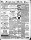 Framlingham Weekly News Saturday 12 September 1891 Page 1