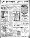 Framlingham Weekly News Saturday 09 January 1909 Page 1