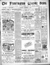 Framlingham Weekly News Saturday 11 December 1909 Page 1