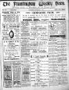 Framlingham Weekly News Saturday 08 November 1913 Page 1