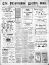 Framlingham Weekly News Saturday 15 May 1915 Page 1