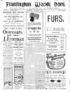 Framlingham Weekly News Saturday 06 January 1917 Page 1