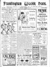 Framlingham Weekly News Saturday 24 March 1917 Page 1