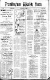 Framlingham Weekly News Saturday 31 July 1920 Page 1