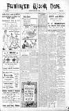 Framlingham Weekly News Saturday 20 August 1921 Page 1