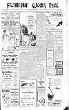 Framlingham Weekly News Saturday 27 May 1922 Page 1
