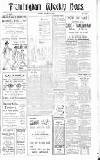 Framlingham Weekly News Saturday 02 September 1922 Page 1